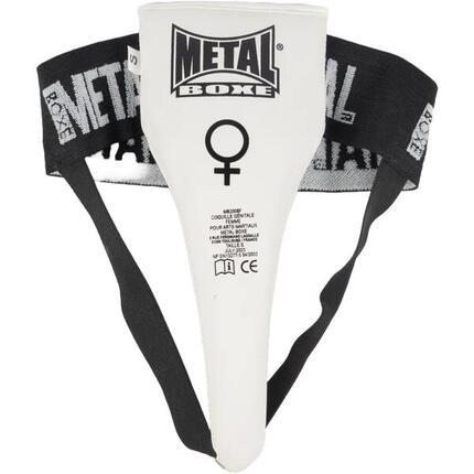 Metal Boxe Tiefschutz Femme Blanc M
