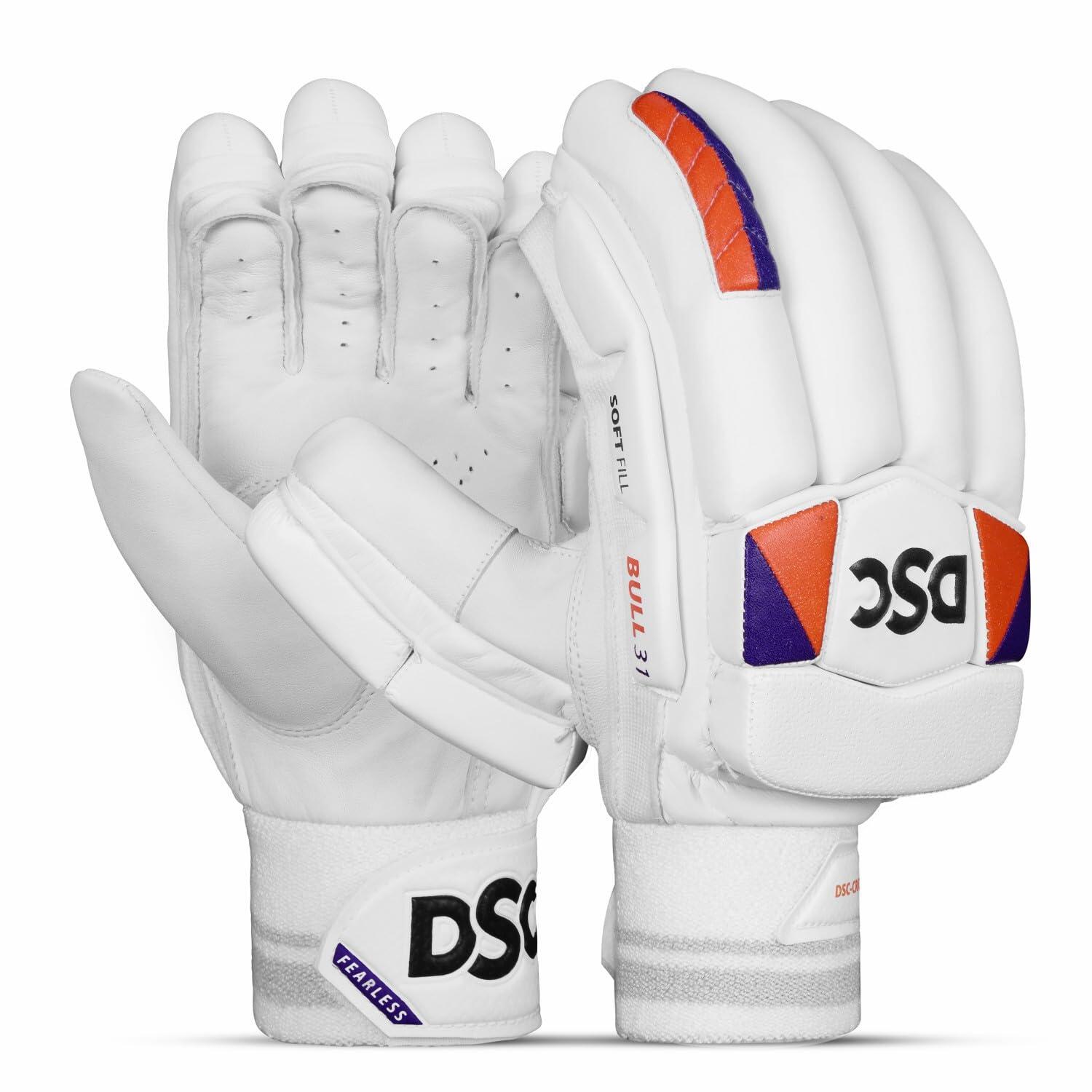 DSC DSC Krunch Bull 31 Cricket Batting Gloves | Superior Grip | Lightweight