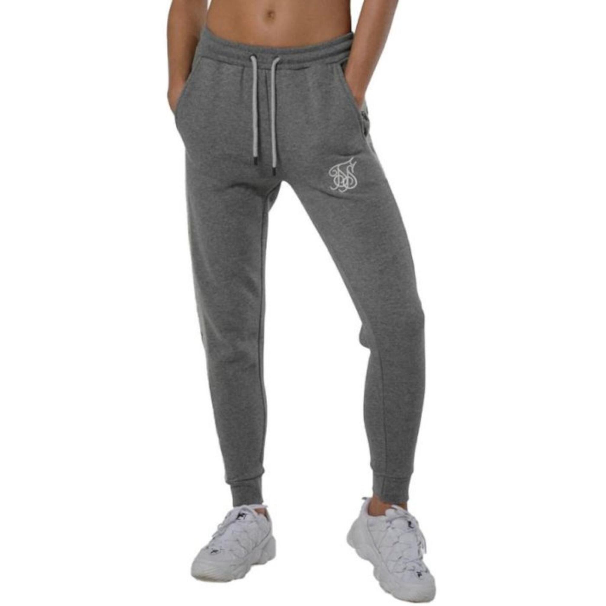 Kisik - Pantalon Pour Femme Sik Silk Panneau Brodé Gris - Pantalons - Gris - 34 2xs - Decathlon