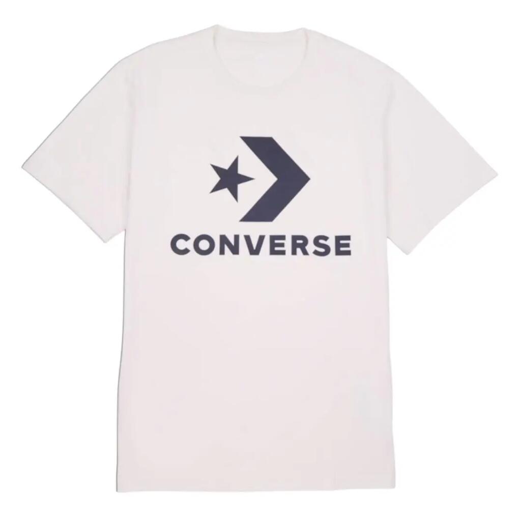 T-shirt à manches courtes pour homme Converse Logo étoile Blanc