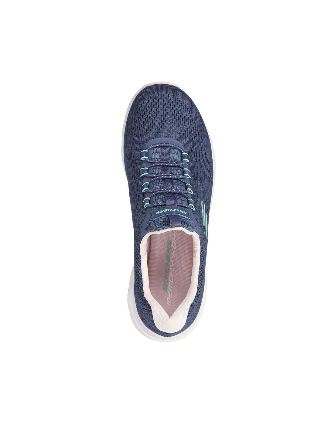 Zapatillas para Mujer Skechers Summit fun flare Azul 2/4