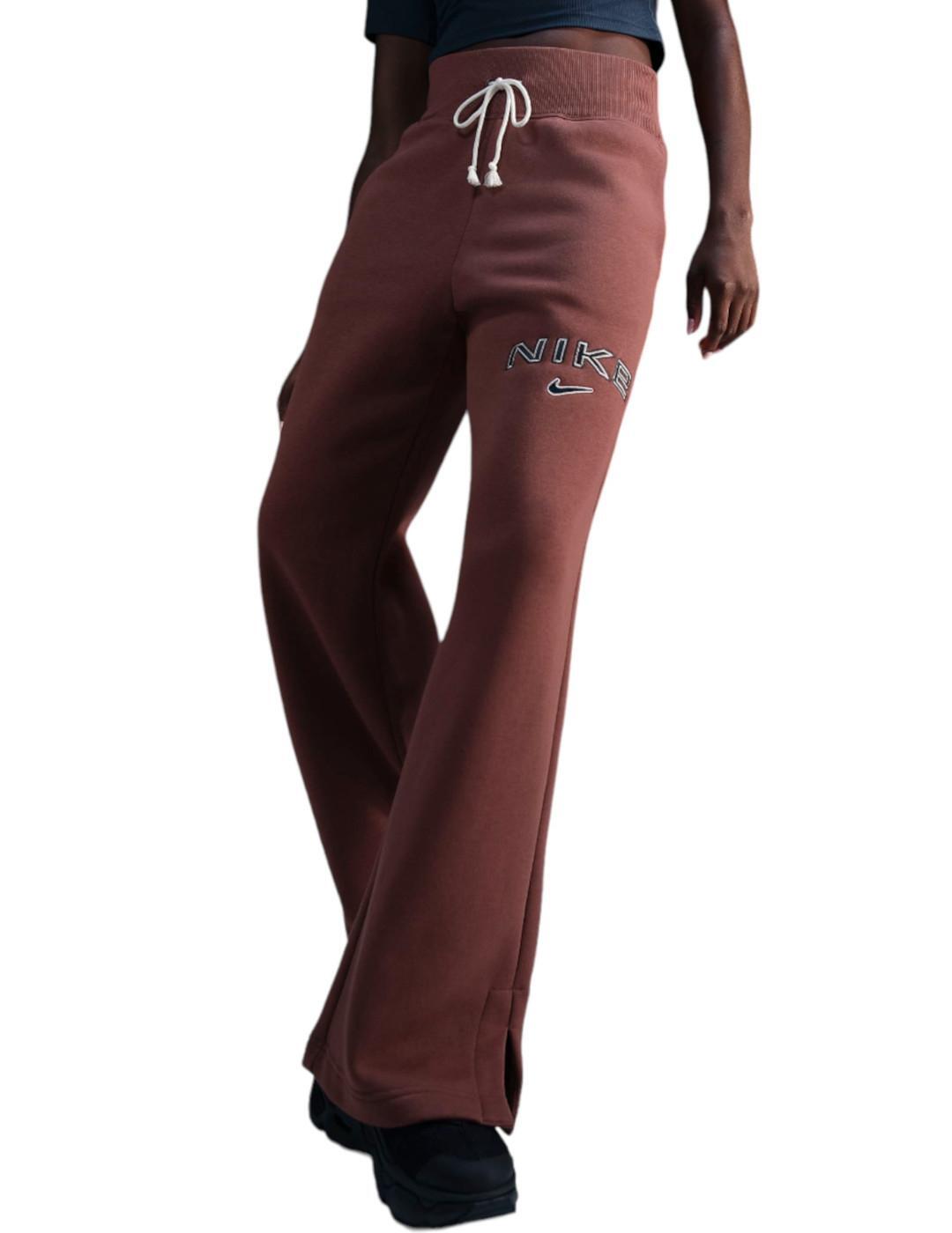 Pantalón para Mujer Nike Sportswear phoenix Granate 3/4