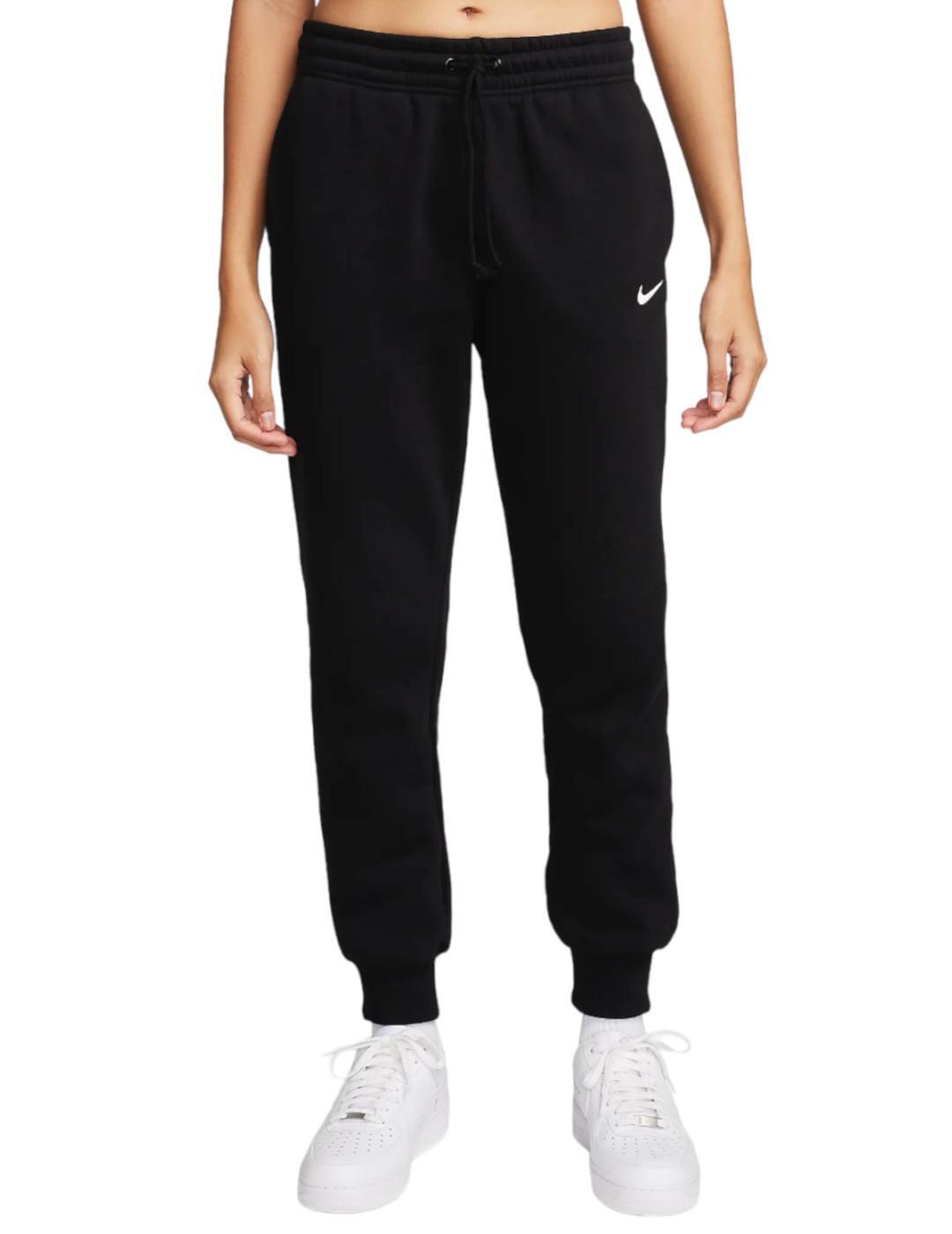 NIKE Pantalón para Mujer Nike Sportswear phoenix Negro