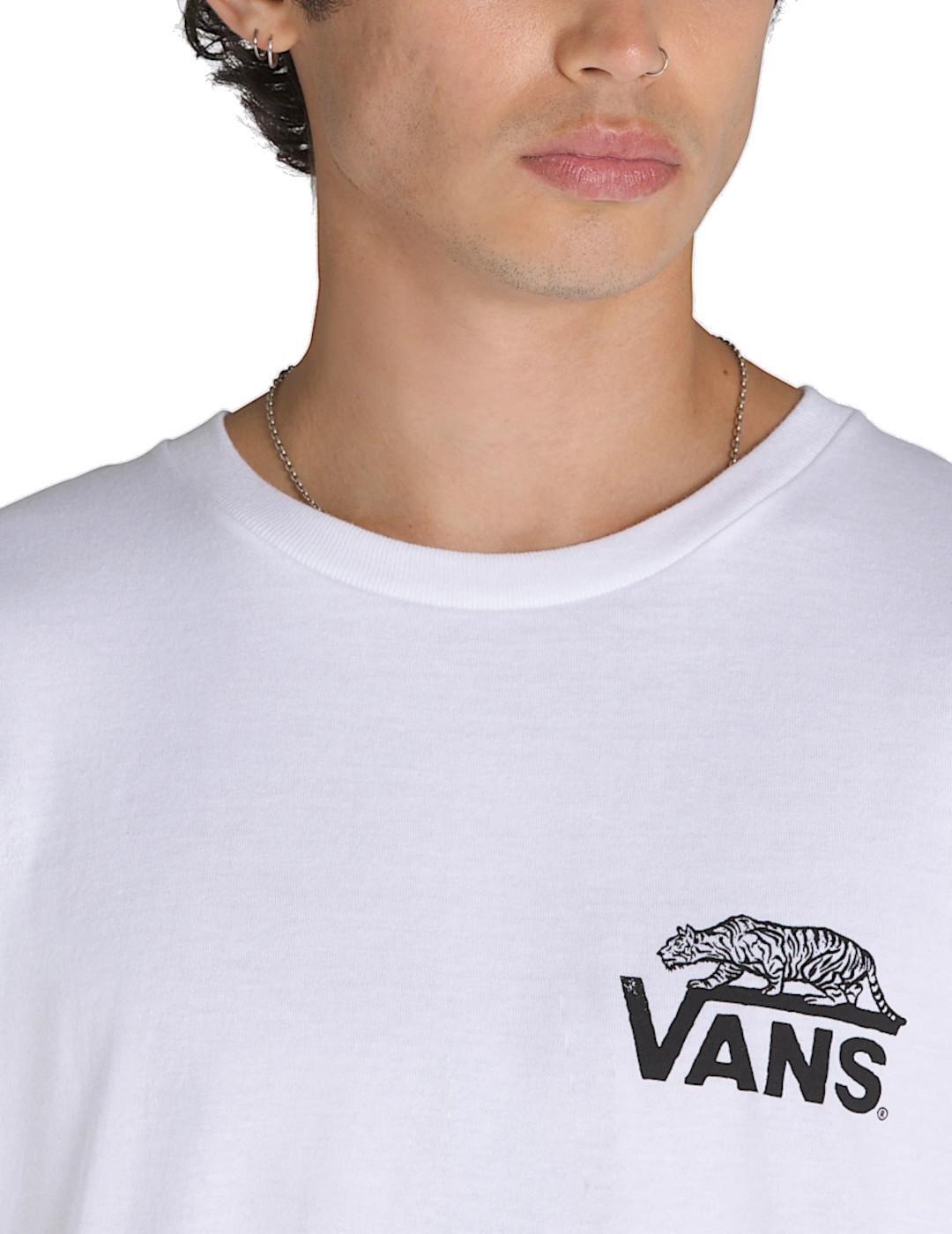 Camiseta para Hombre Vans Sneaky  Blanco 4/4
