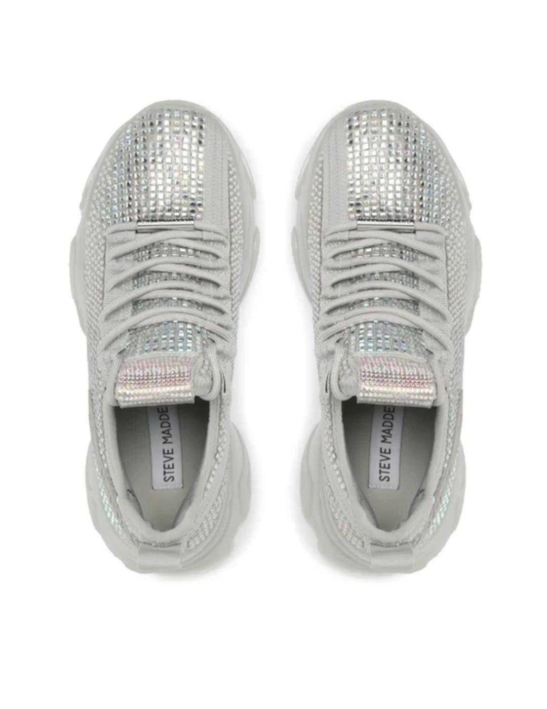 Sneakers da donna Steve Madden Maxima-R Argento. 4/6