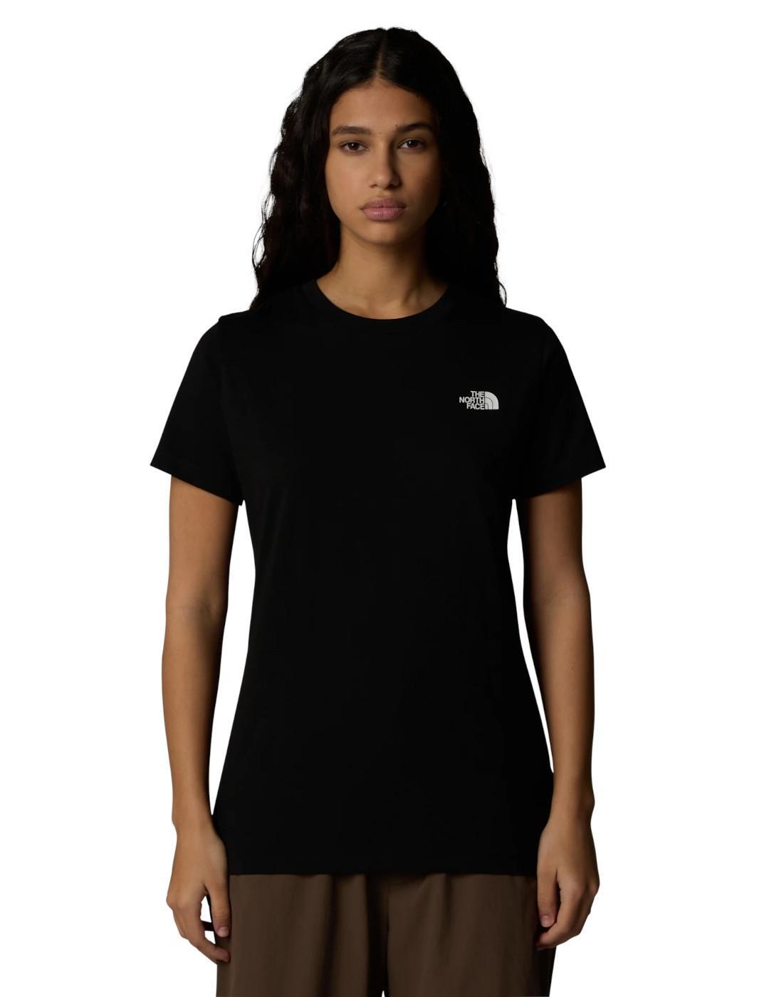 Maglia a maniche corte The north face modello NF0A87NHJK31 per donne 3/5