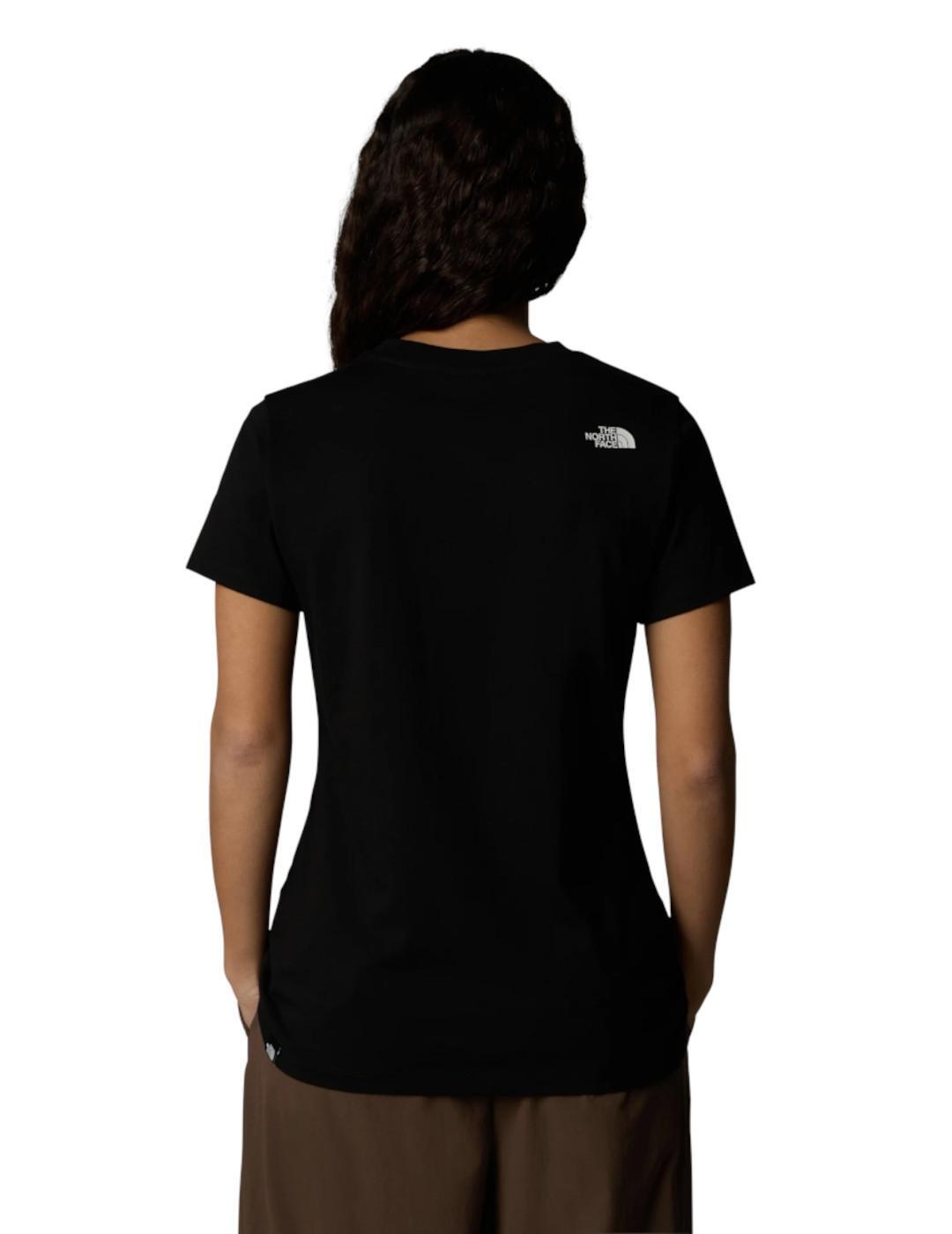 Maglia a maniche corte The north face modello NF0A87NHJK31 per donne 4/5