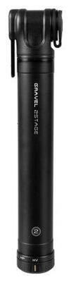 Topeak gravel 2stage handpomp (max 90 psi / 6 bar) zwart