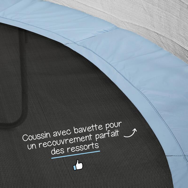 Trampoline de jardin 250 cm + filet de sécurité | Normes CE/EU