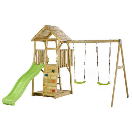WOODI Spielplatz mit großem Sandkasten