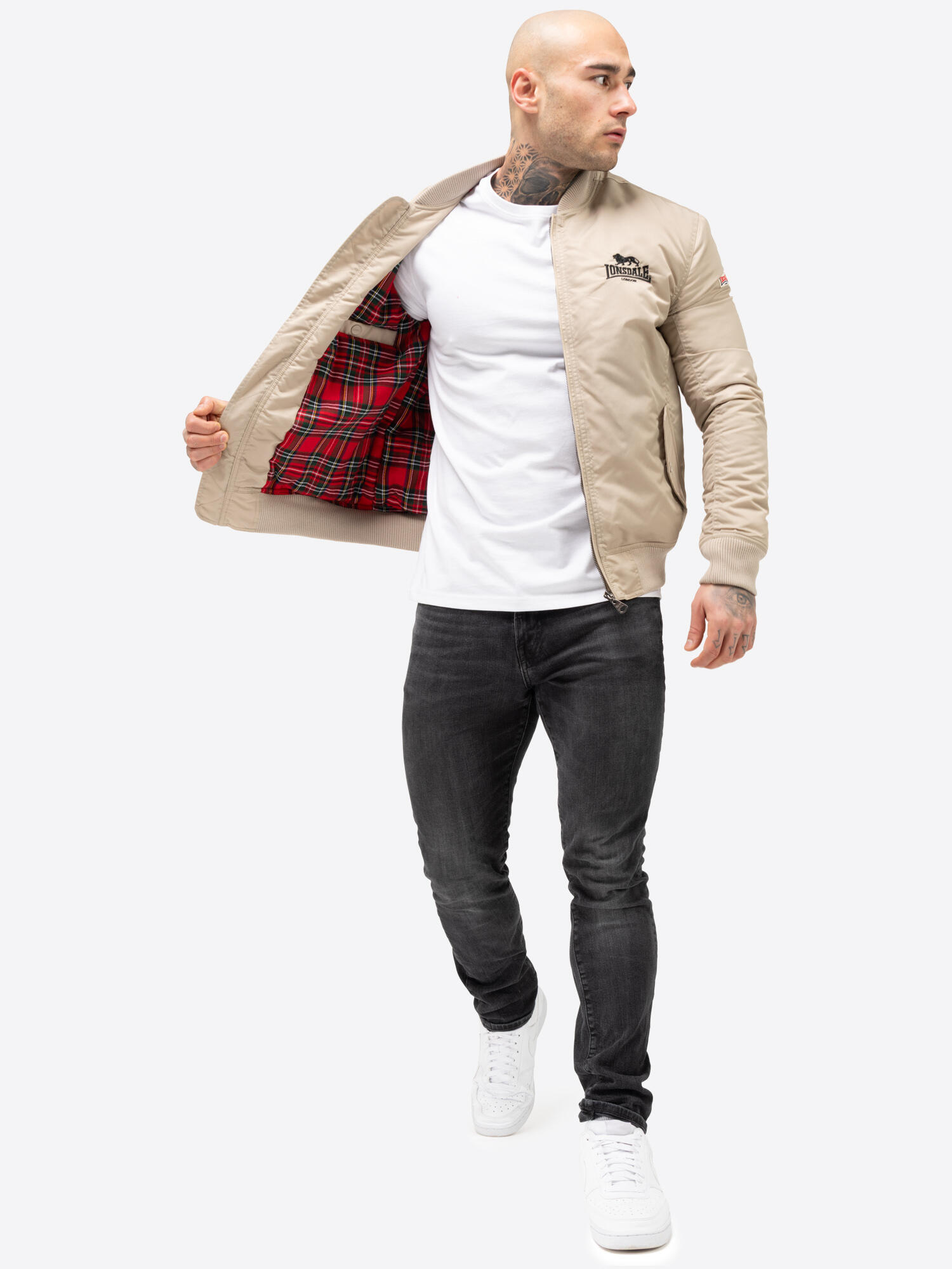 LONSDALE Herenjas slim fit TERN HILL 3/6
