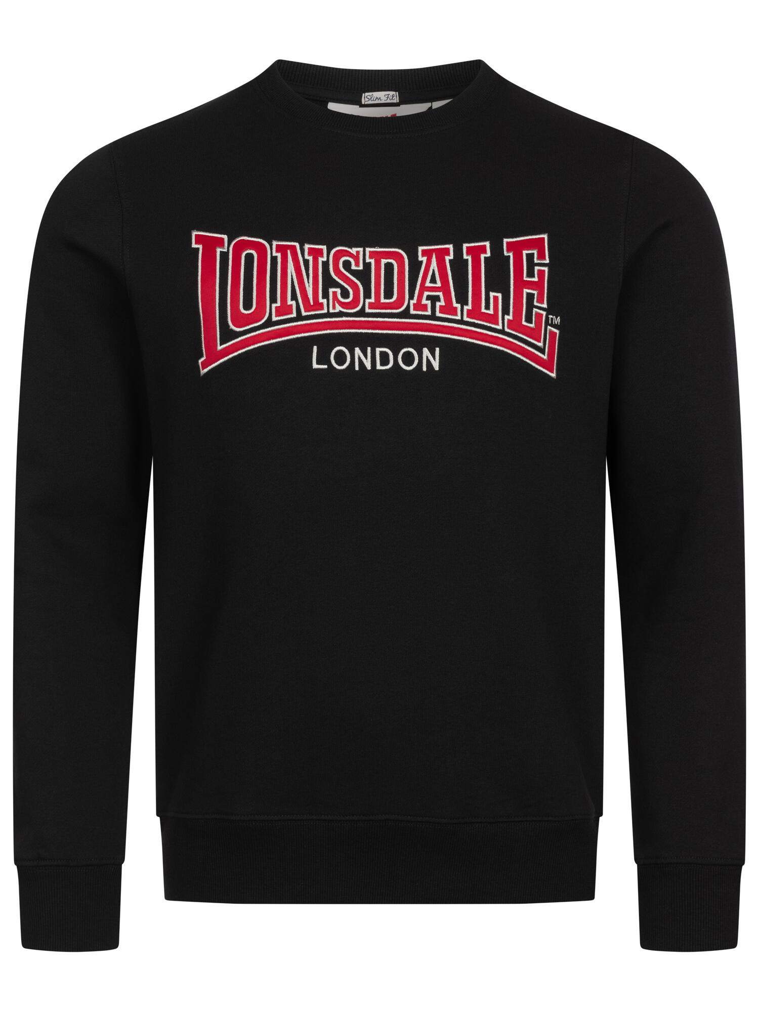 LONSDALE Heren sweatshirt ronde hals slim fit BERGER LP181 2/6