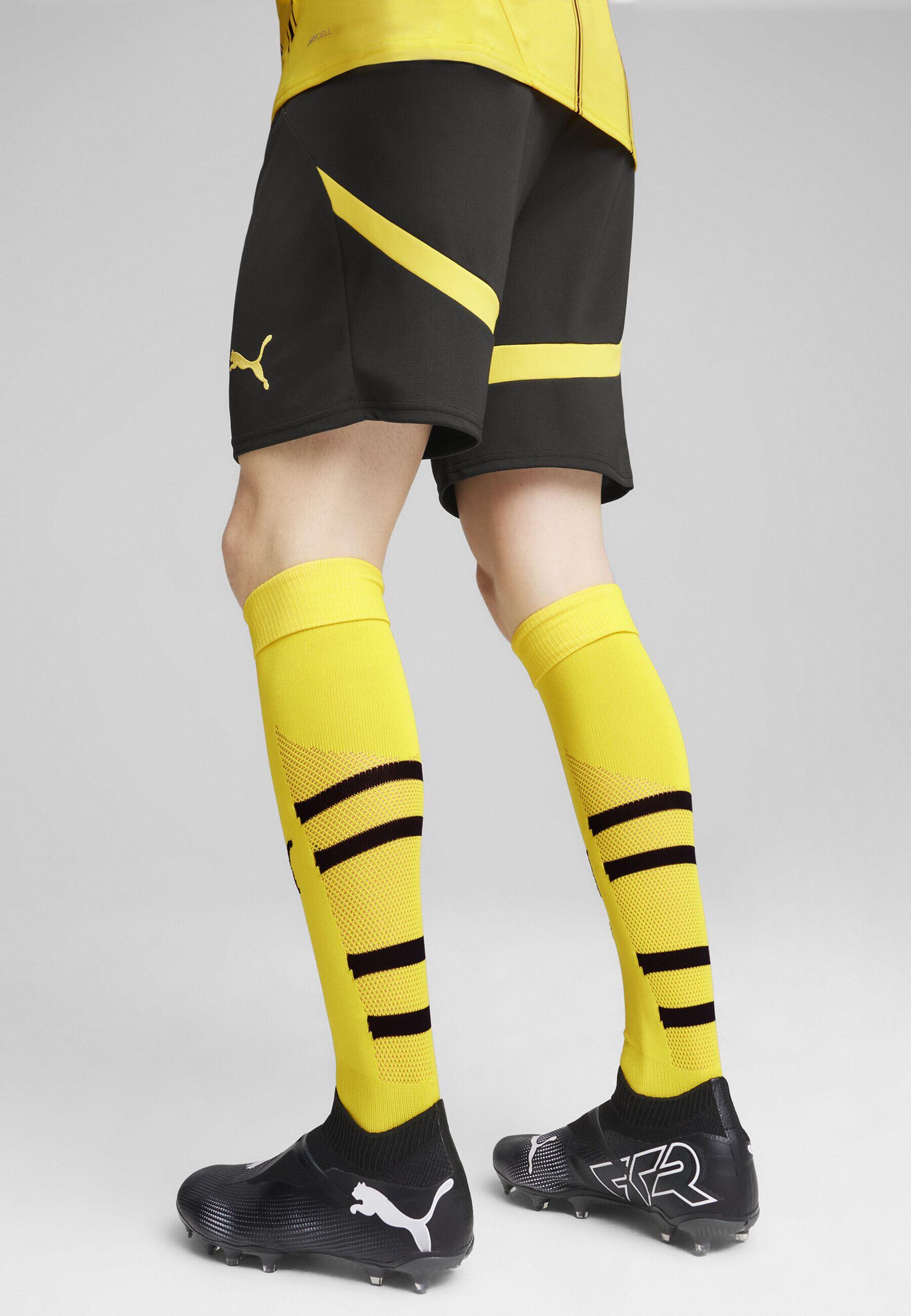Borussia Dortmund 24/25 short voor heren PUMA Black Faster Yellow 2/7