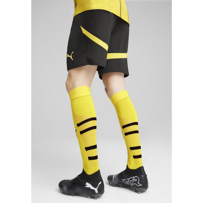 Pantaloni scurți Borussia Dortmund 24/25 Masculin PUMA Black Faster Yellow
