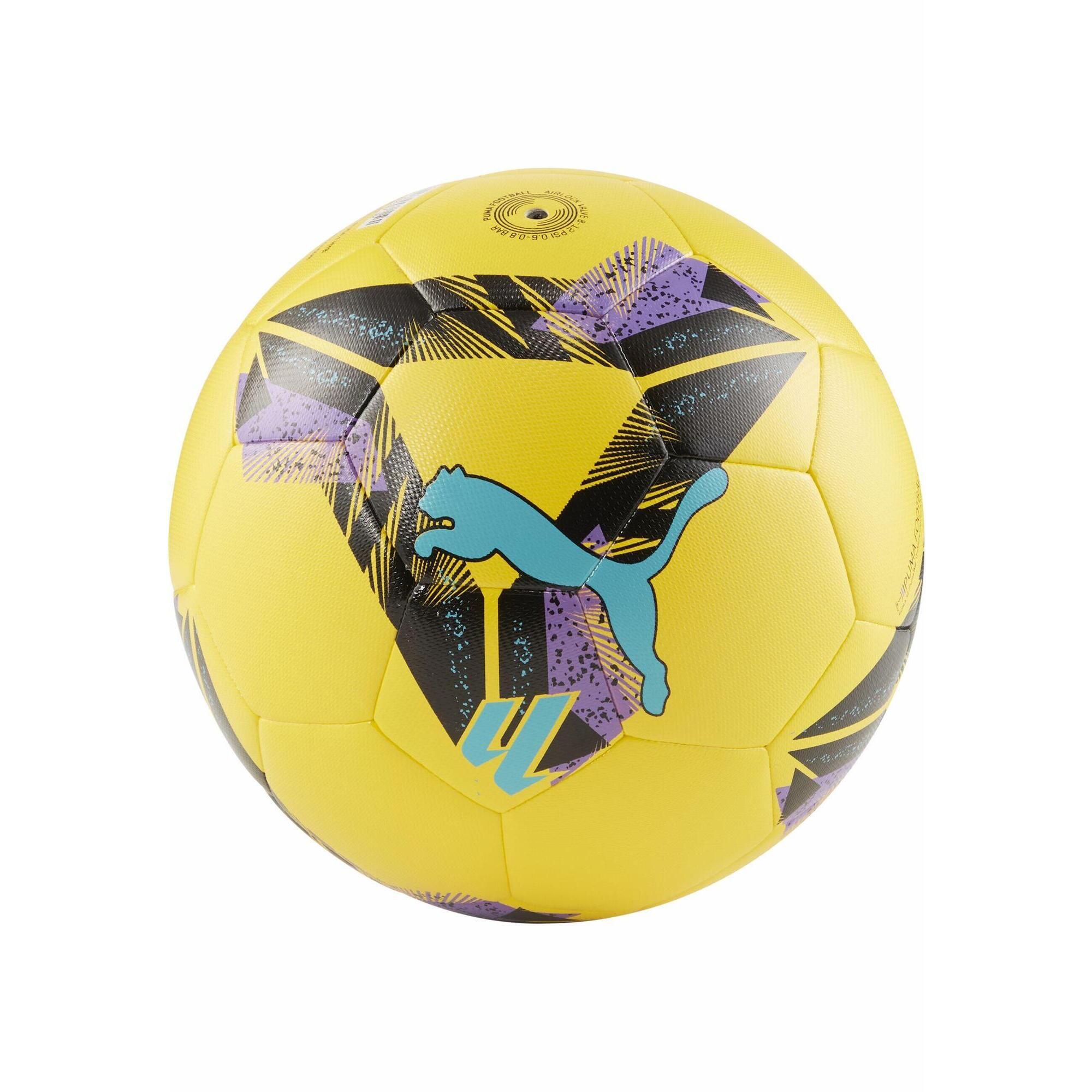 Puma - Ballon De Football Hybride Orbita La Liga 1 Puma Pelé Yellow Multicolor - Ballon - Jaune|noir|violet - 5 - Decathlon