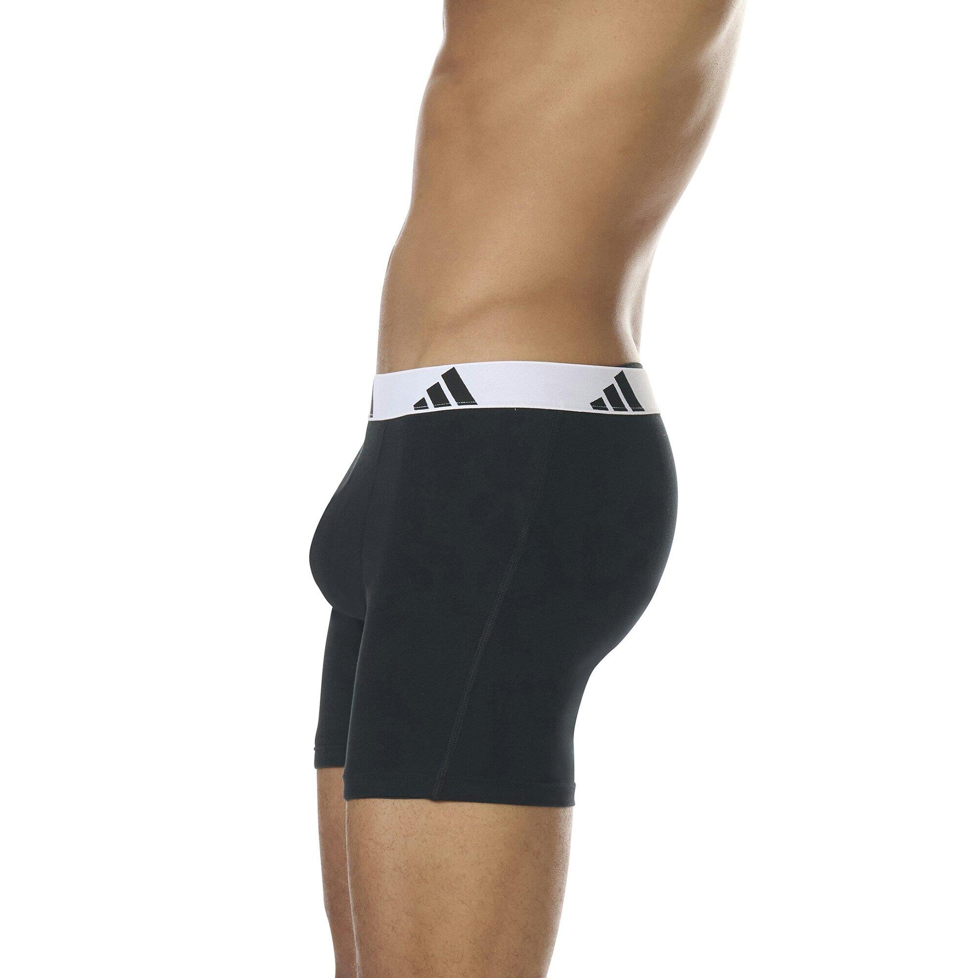Adidas Basic Boxer Brief Men Herren Unterhose Shorts Unterwäsche 3er Pack 4/7