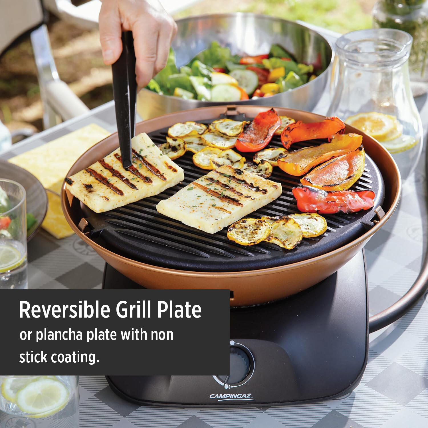 360 Grill CV Camping Stove and Grill With CV 470 cartridge Gas , All-in-One Portable Camping BBQ