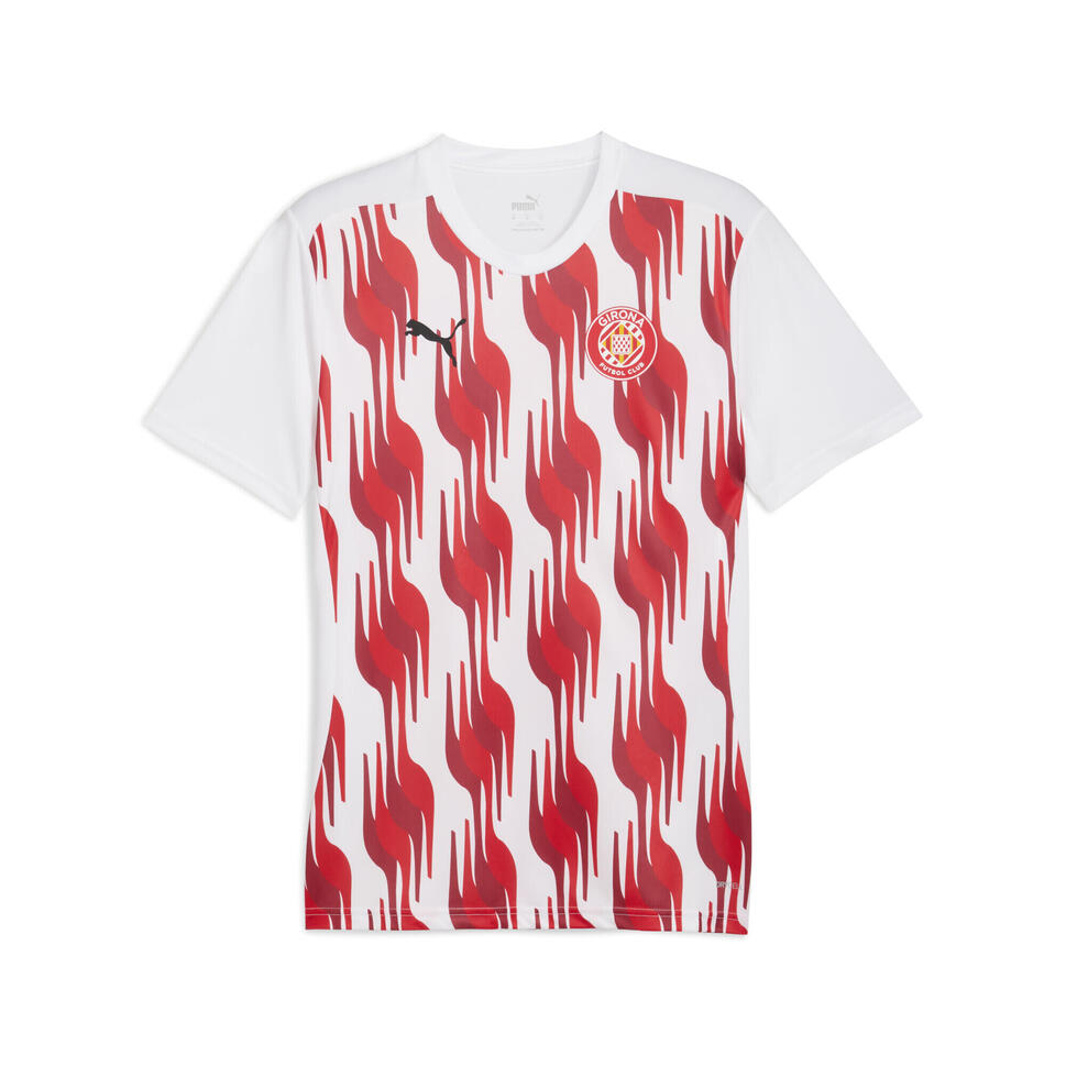 Męska koszulka przedmeczowa Girona FC PUMA White Red