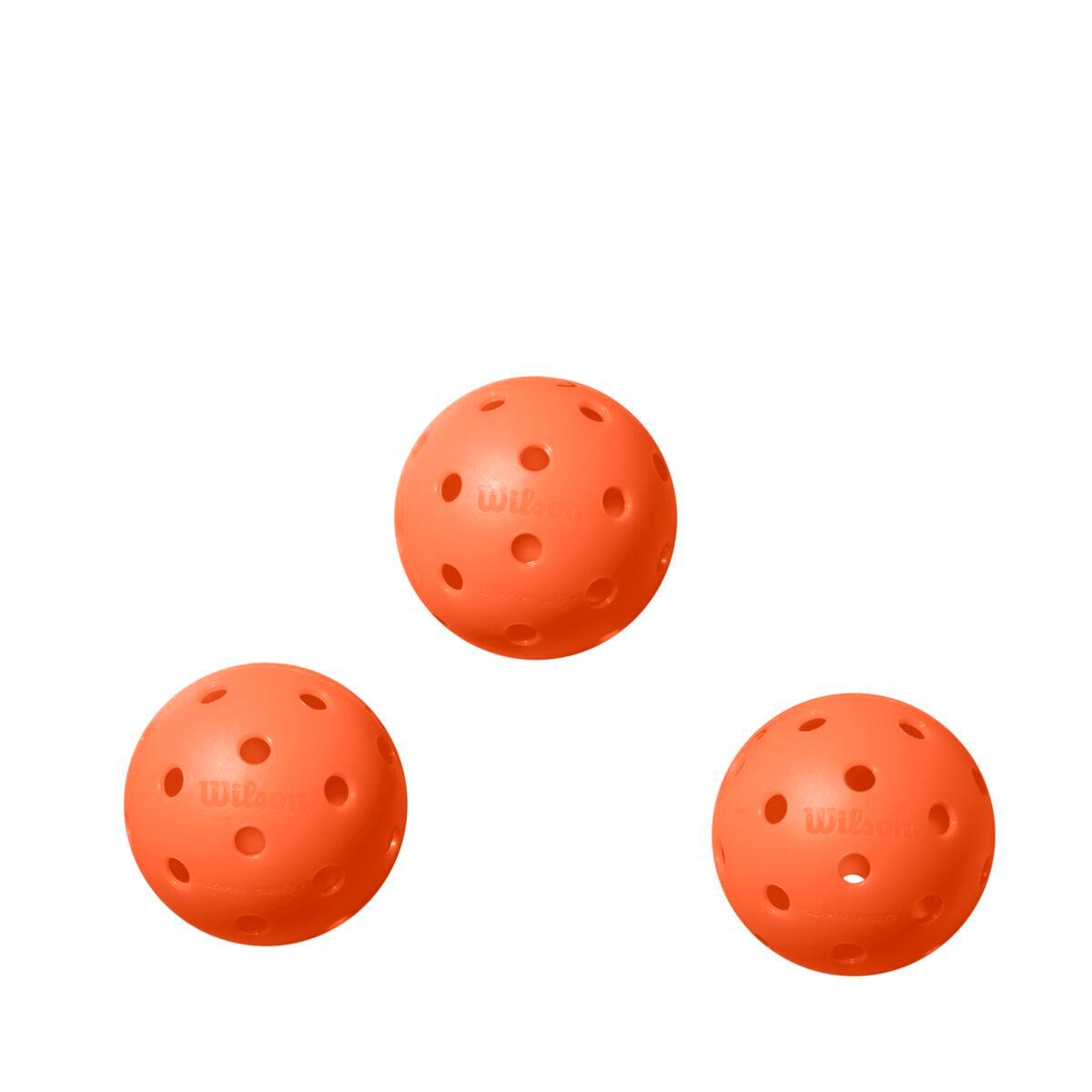 Boite de 3 balles de Pickleball Wilson Tru 32 3/4