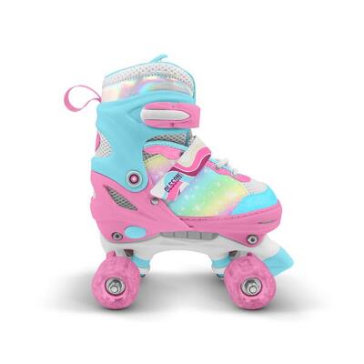 Patines Línea OLSSON BLOSSOM Turquesa talla ajustable (32-35) rodamientos ABEC7