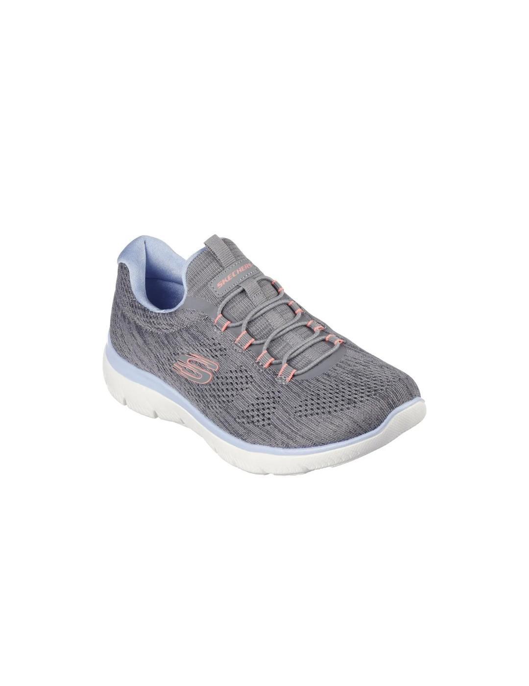 Damen Sneakers Skechers Summits fun flare Grau 3/7