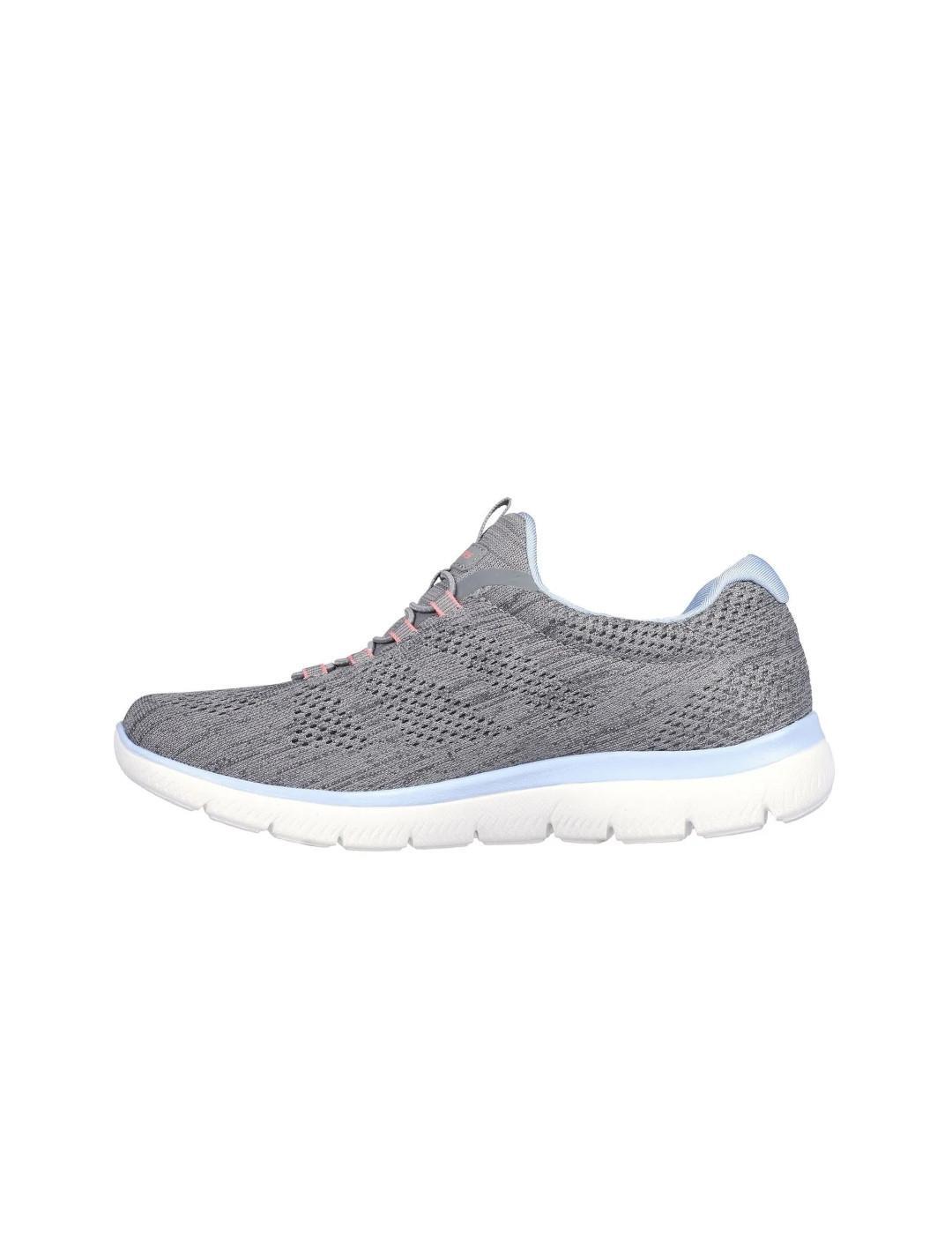 Damen Sneakers Skechers Summits fun flare Grau 2/7