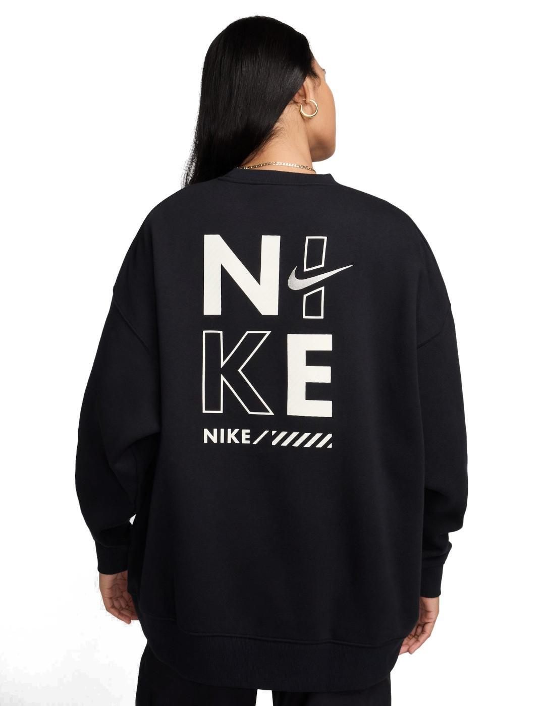Jersey y sudadera para Mujer Nike Sportswear oversize Negro 2/4
