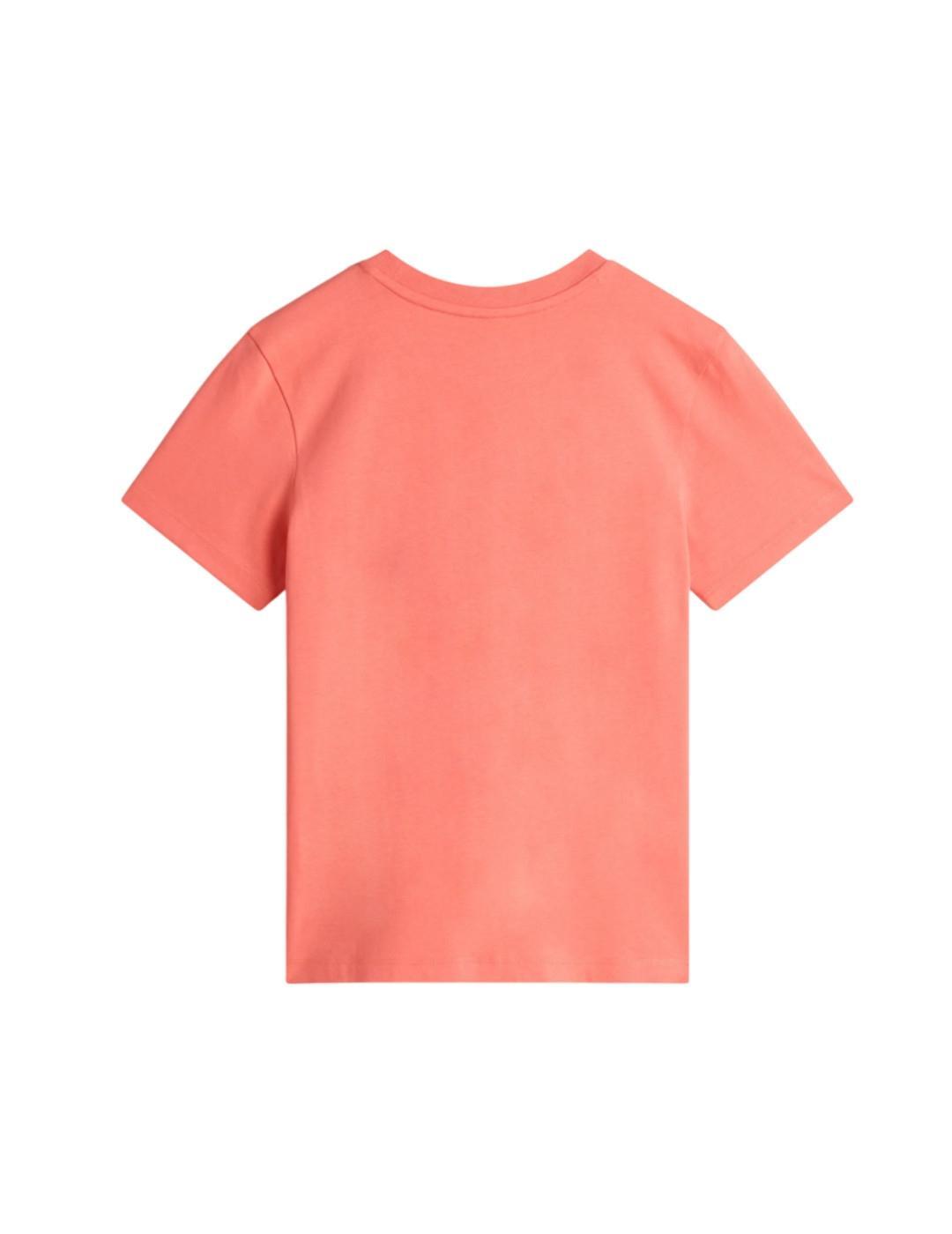 Camiseta para Mulher Vans flying v crew Rosa 2/3
