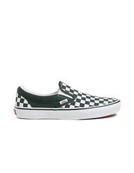 Chaussures pour hommes Vans Classic slip-on checkboard vert