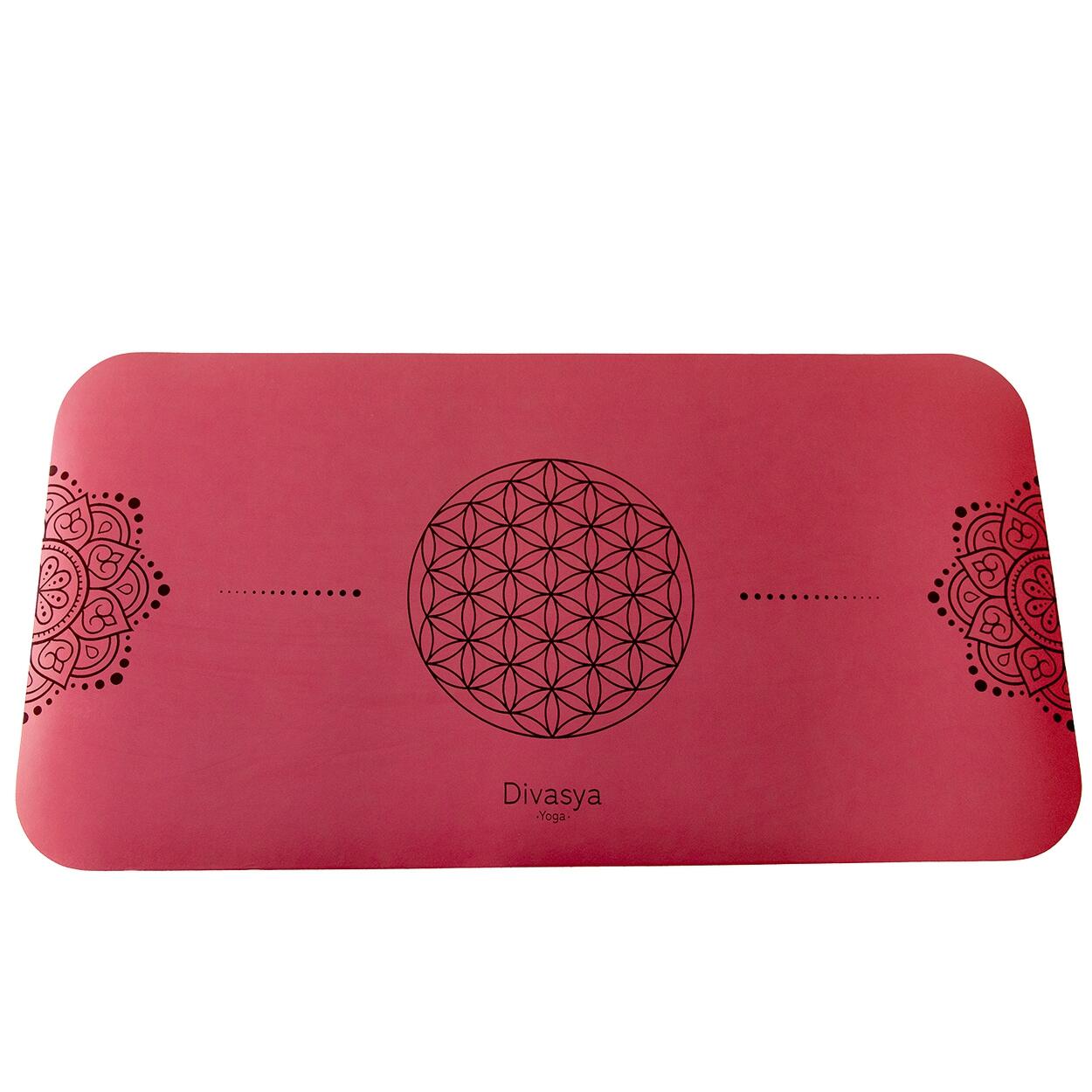 DIVASYA Ginocchiera da yoga | extra larga e lunga (64x33cm) per un'ammortizzazione extra