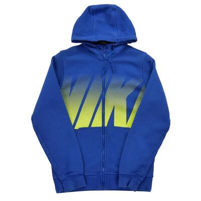 Tweedehands - heren volledige rits blauwe hoodie - goede staat