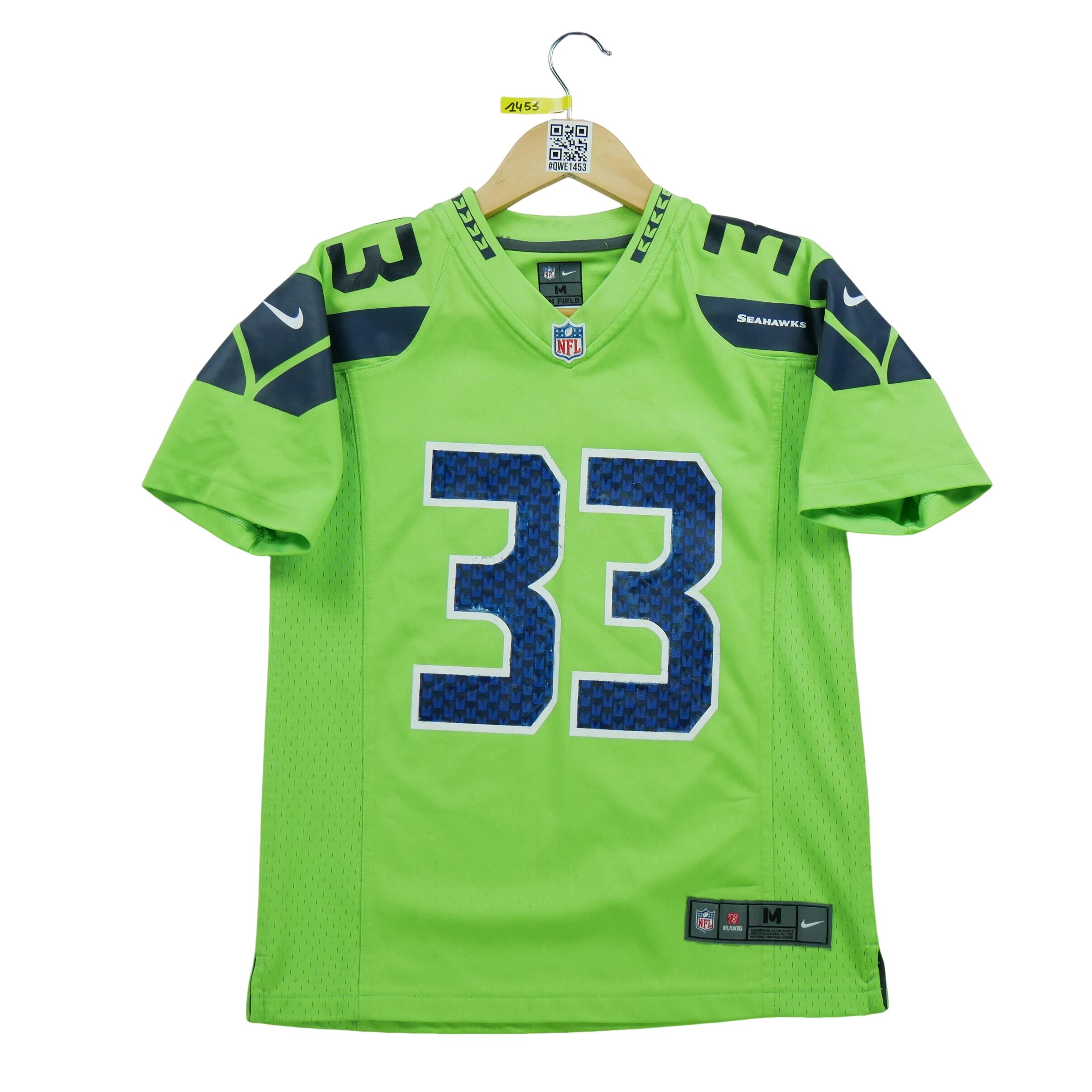 Second life Damen NFL Seattle Seahawks grünes Trikot In gutem