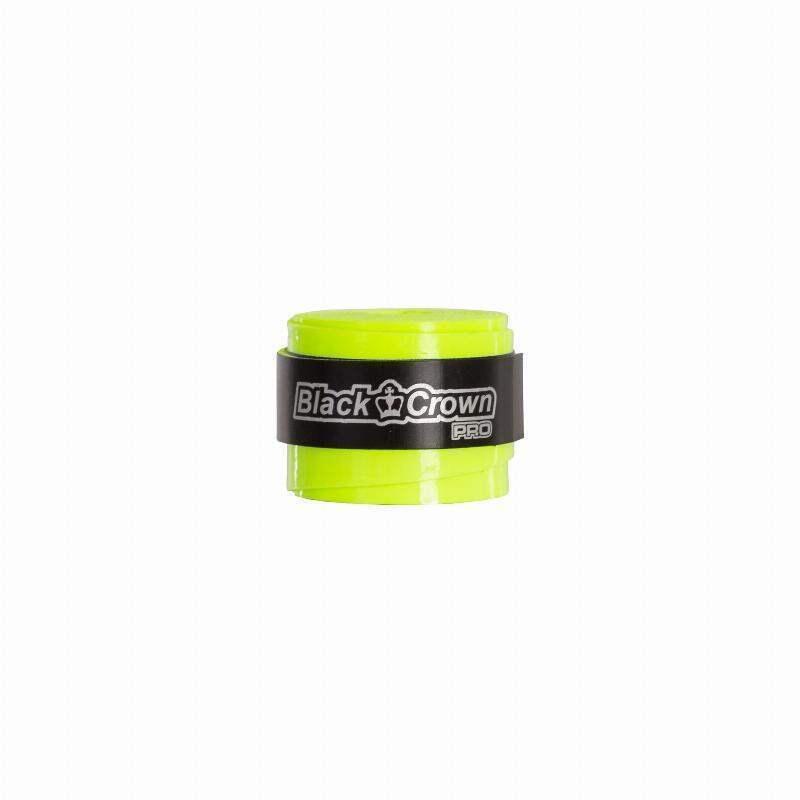 Blister 3 Perforated Black Crown Overgrips Amarillo Flúor ÚNICA 3/5