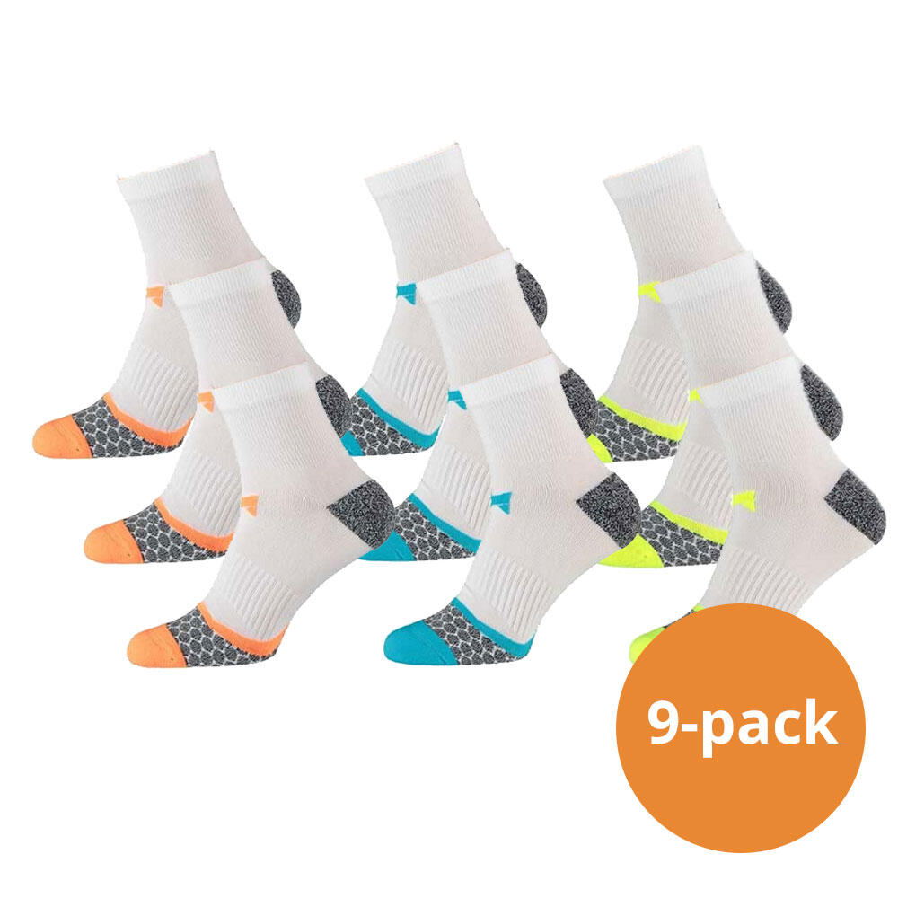 XTREME SOCKSWEAR   Xtreme Hardloop Sokken 9-pack Multi White