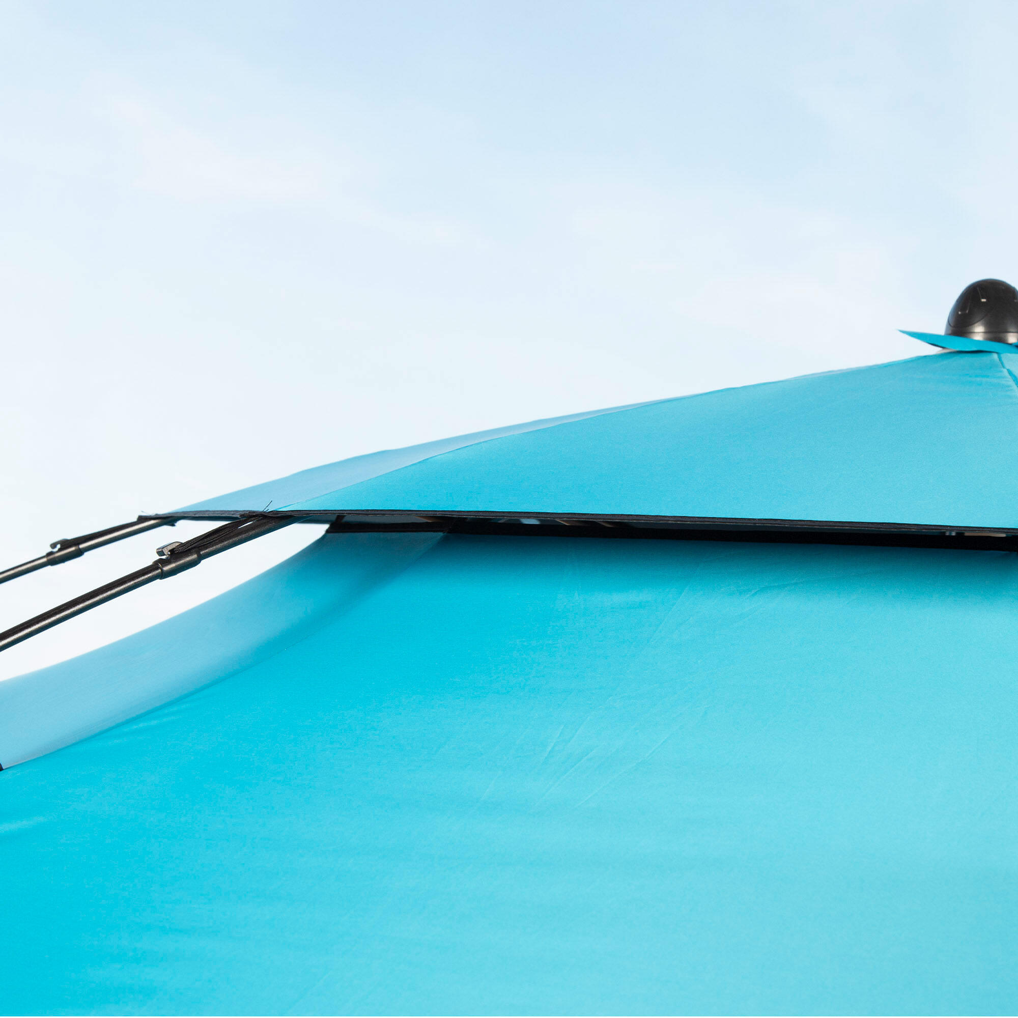 Parasol de plage coupe-vent avec protection UV50, 8 baleines, 200 cm 6/7