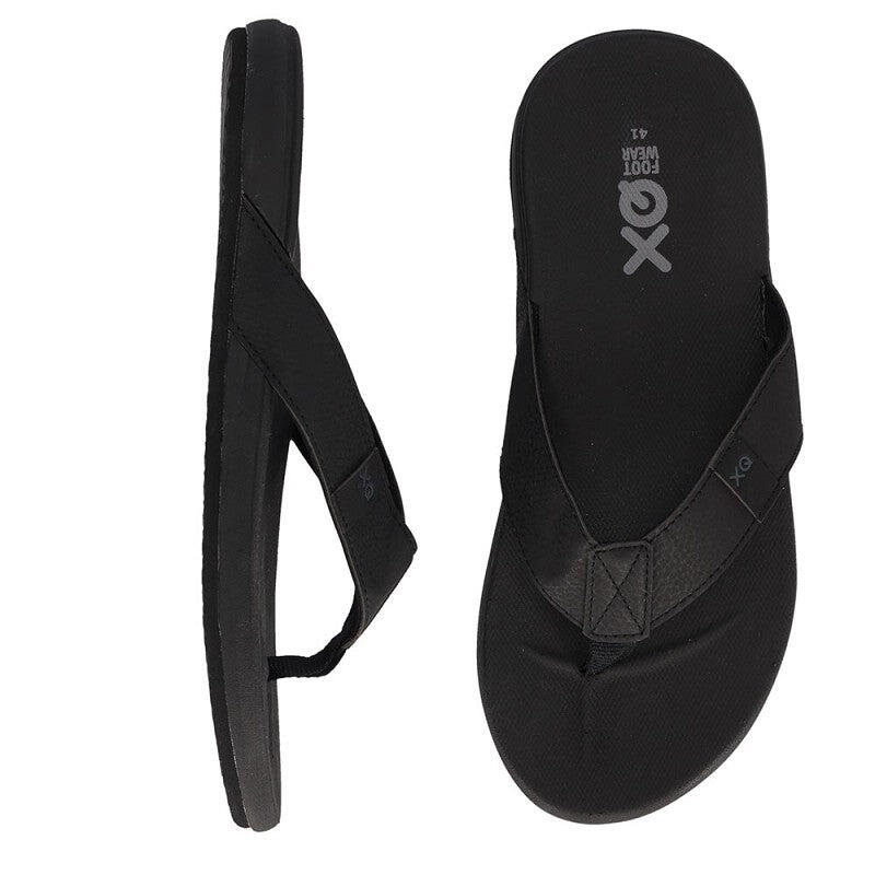 Teenslipper Heren - Cushioned - Zwart/Groen - flip flops heren - Slippers heren 4/5