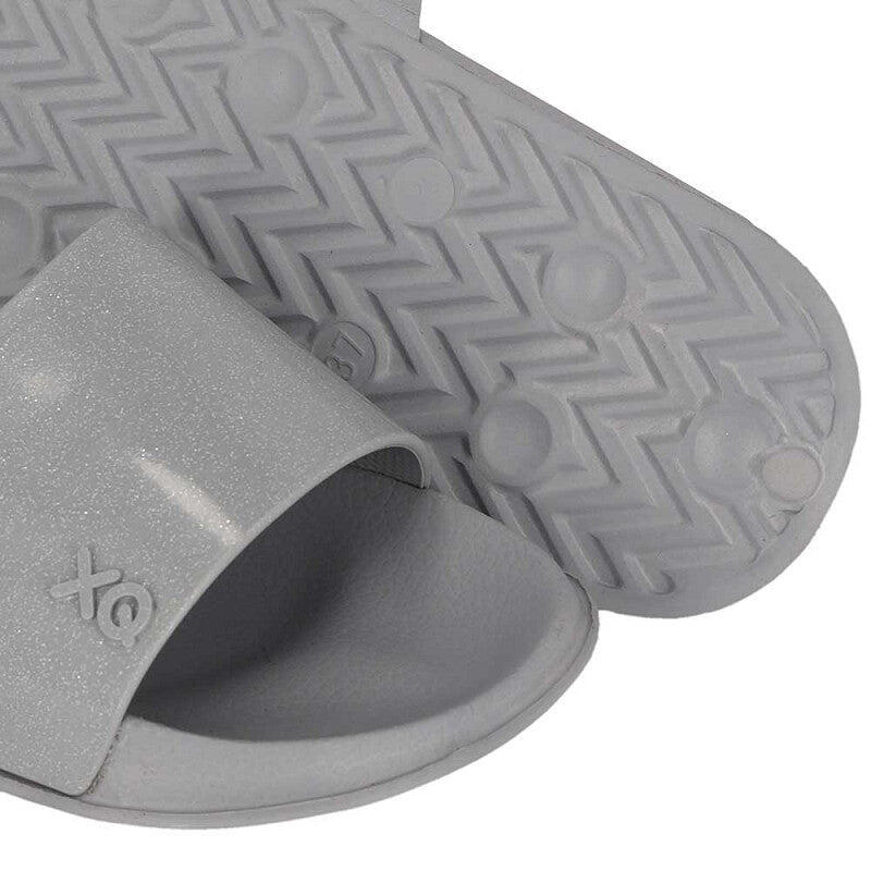 Slippers Dames - Fashion - Zwart - Badslippers dames - Gevormd voetbed 3/5