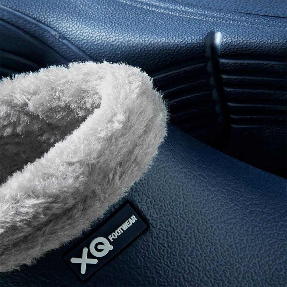 Tuinklompen heren - Fake Fur - Navy - Tuinschoenen - Garden Clogs heren 3/5