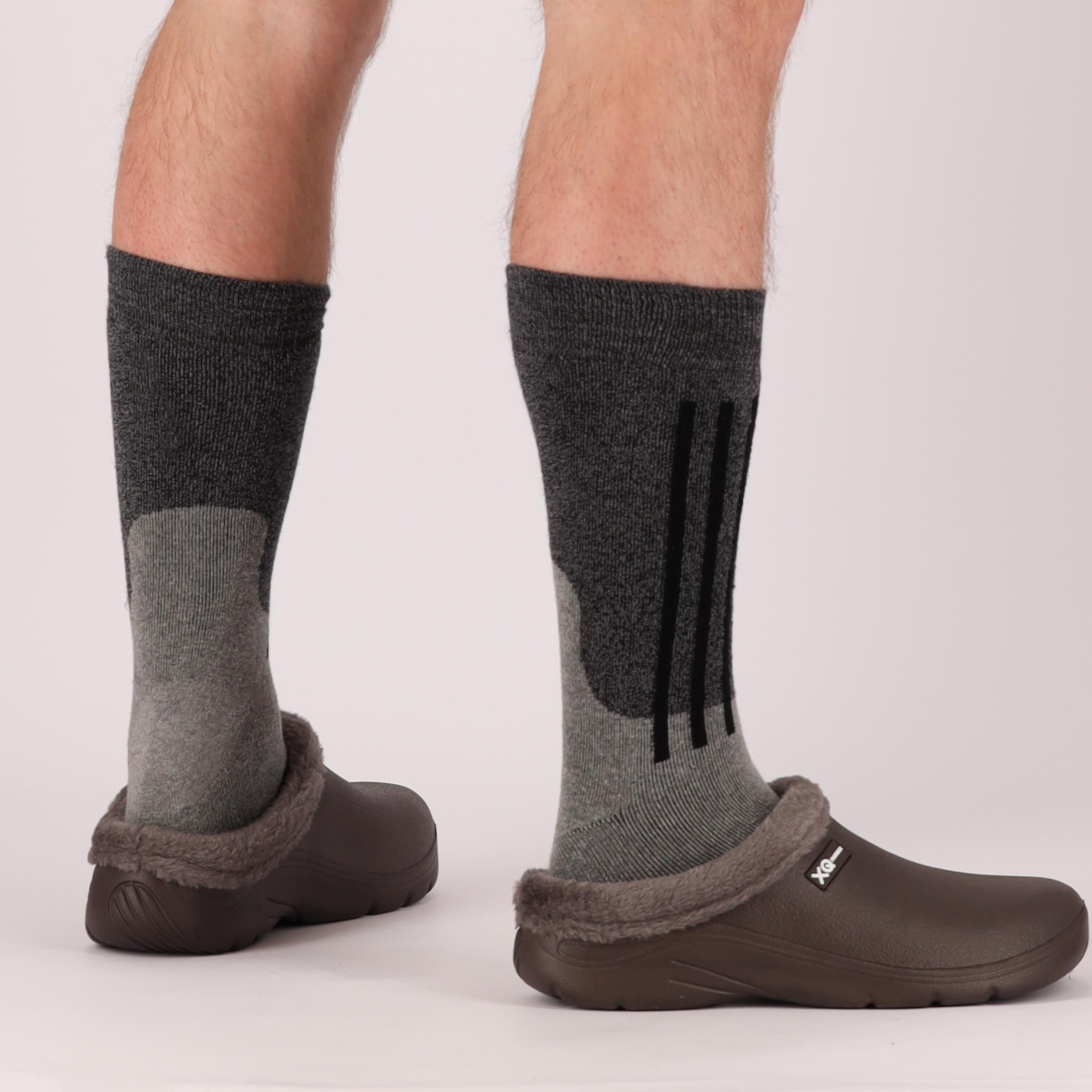 Sabots de jardin homme - Fausse fourrure - Chaussures de jardin 4/5