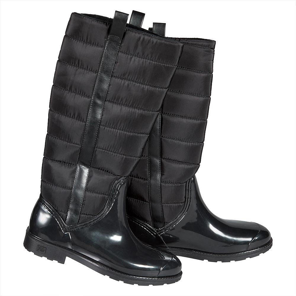 Regenlaarzen Dames - Fashion - PVC - Zwart - Hoge regenlaarzen 2/6