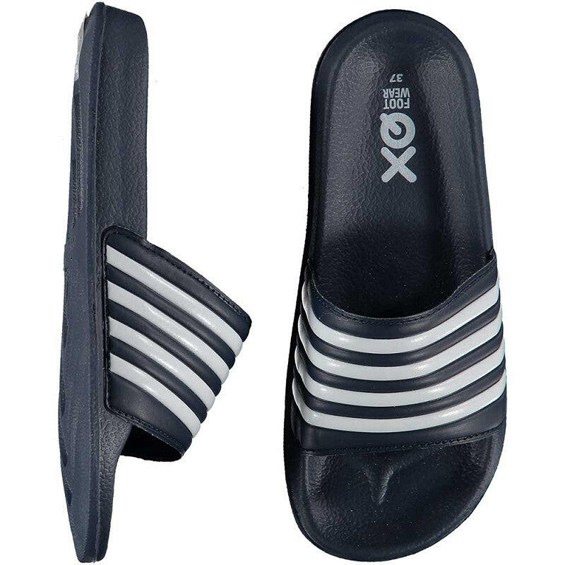 Slippers Dames - Stripes - Badslippers dames - Gevormd voetbed 2/5