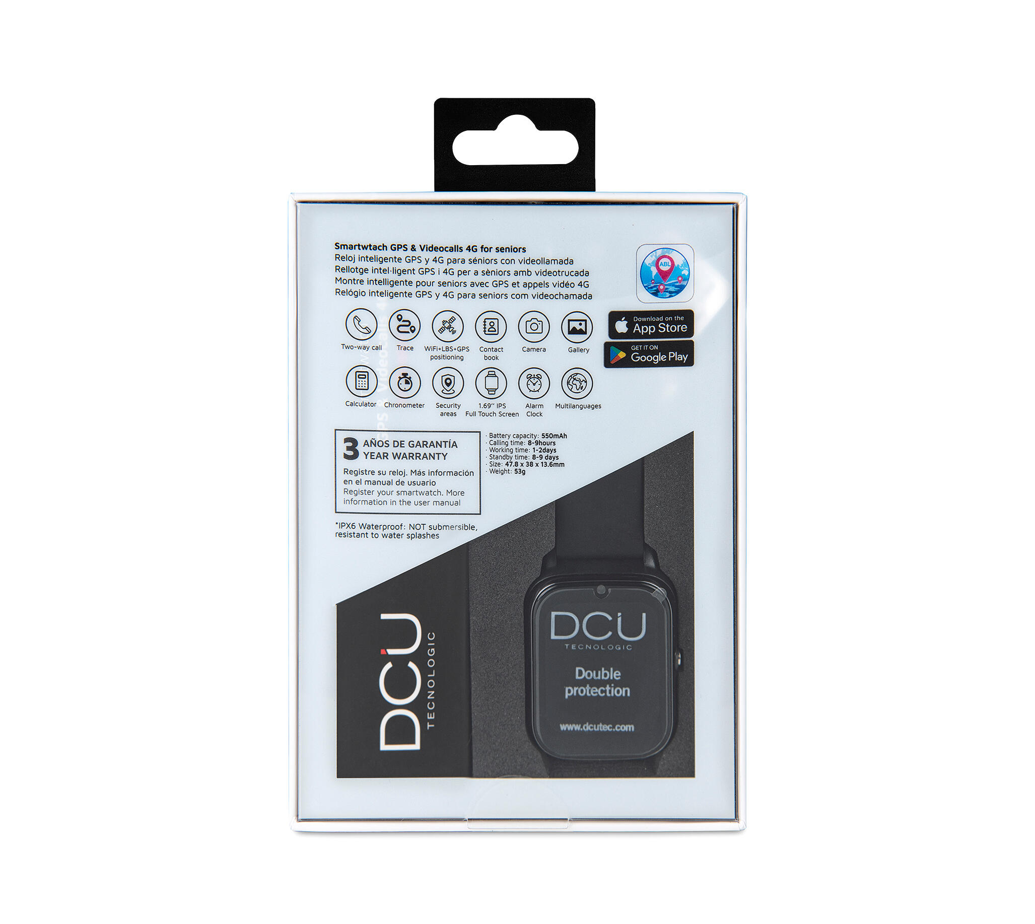 Smartwatch DCU SENIOR Negro 4/7