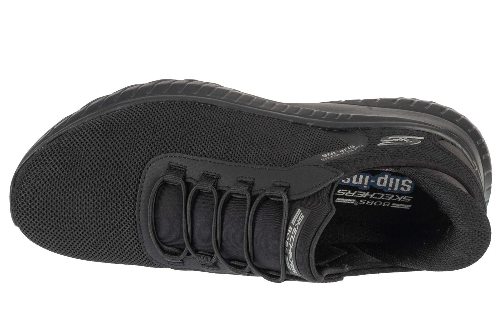 Chaussures Hommes Skechers Bobs Squad Chaos Tough Walk noir 3/4
