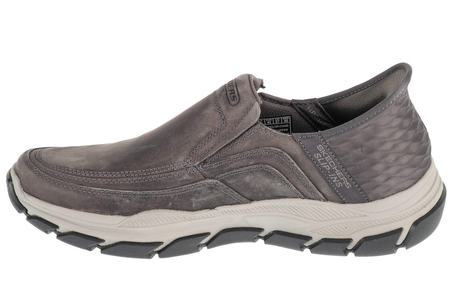 Chaussures Hommes Skechers Slipins Respected Elgin noir 2/4