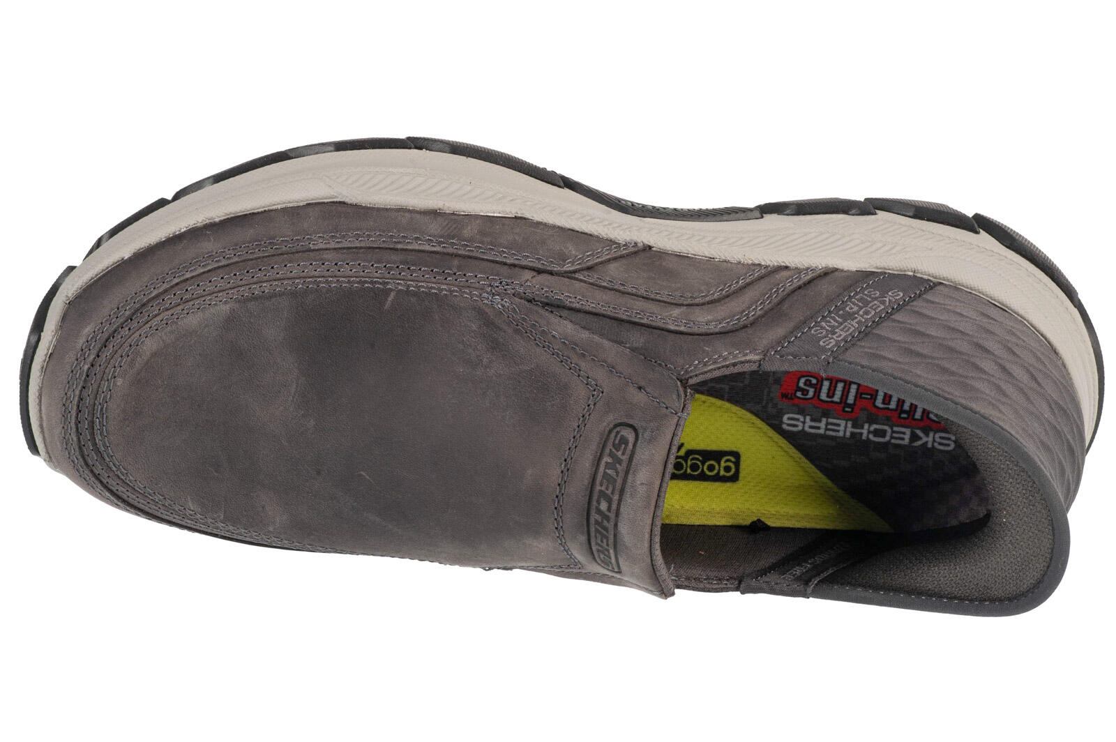 Chaussures Hommes Skechers Slipins Respected Elgin noir 3/4