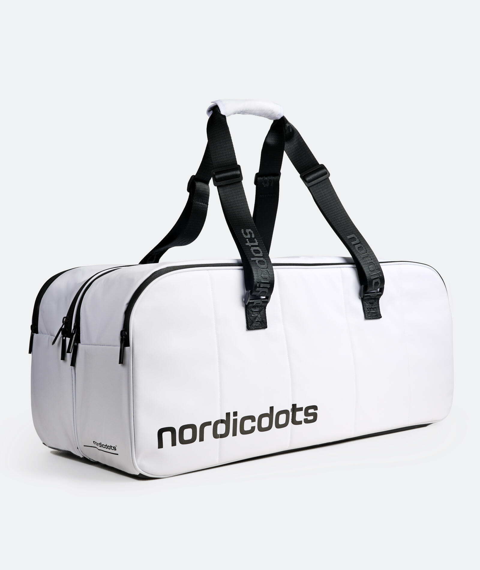 NORDICDOTS Sporttas voor tennis Duffel Bag 10 wit