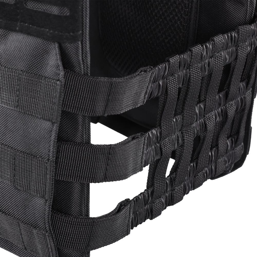 Gilet Lesté Musculation avec Plaques 8kg Fitness Tech Noir 4/8