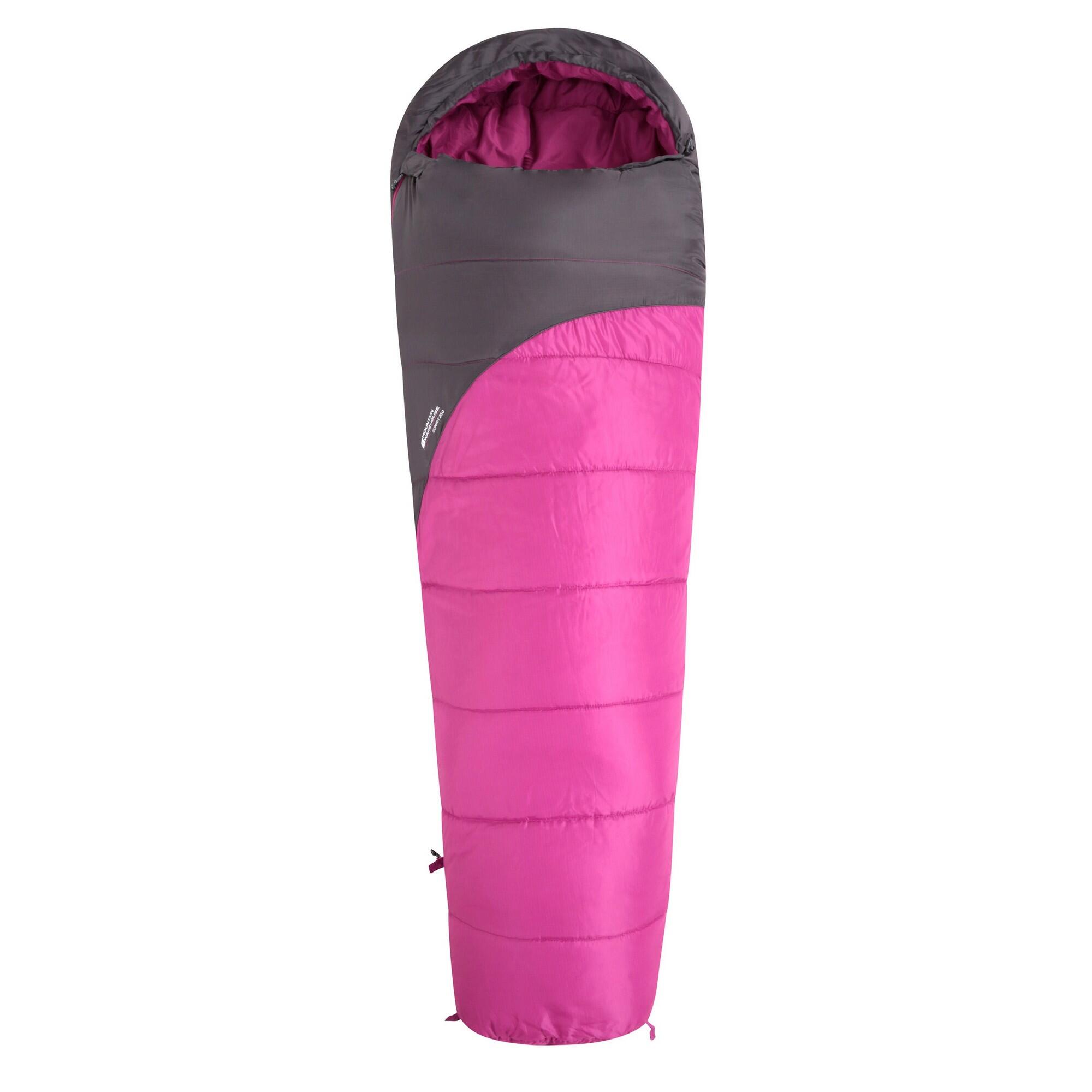 Mountain Warehouse Unisex Adult Summit 250 Right Zip Winter Mummy Sleeping Bag