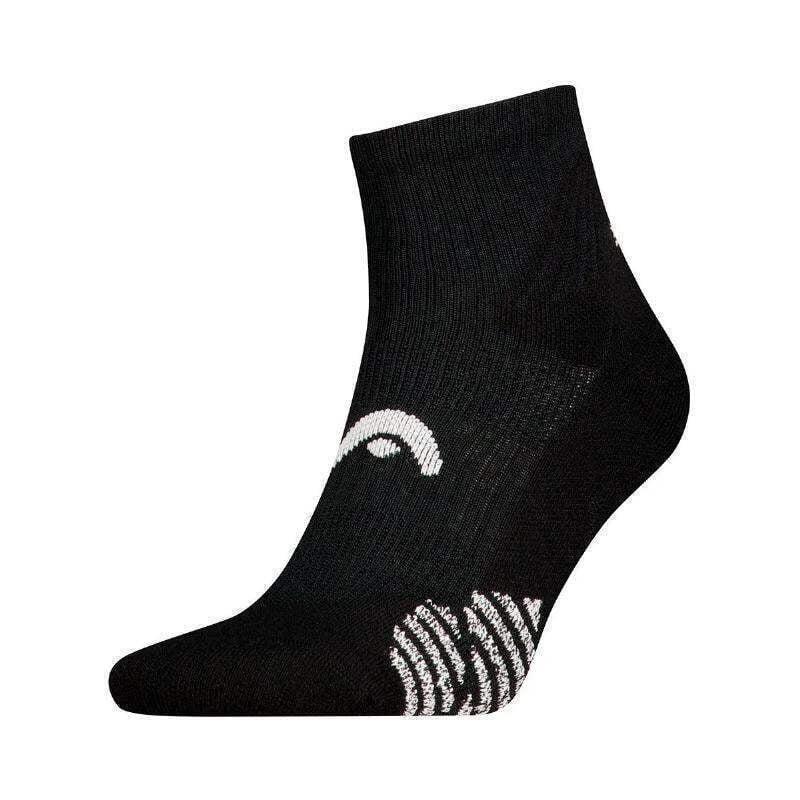 Calcetines head performance padel quarter negro 1 par