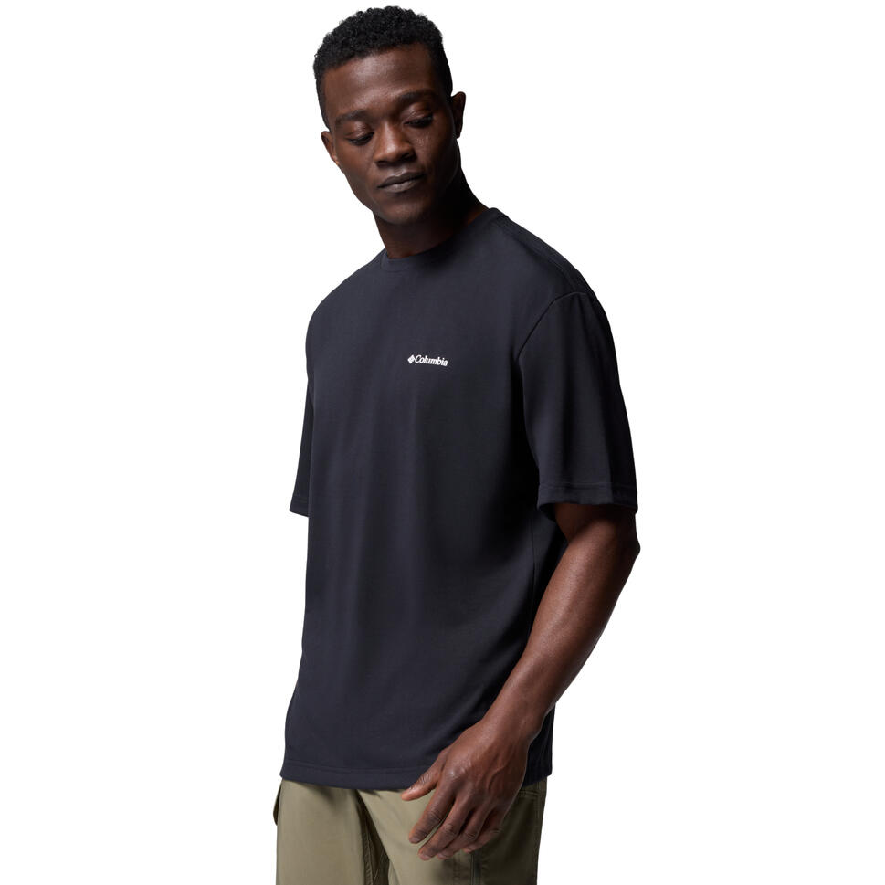 T-shirt sportowy z krótkim rękawem męski Cedar Trail Back Graphic Tee